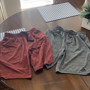 Men’s 2 pack size small adidas shorts